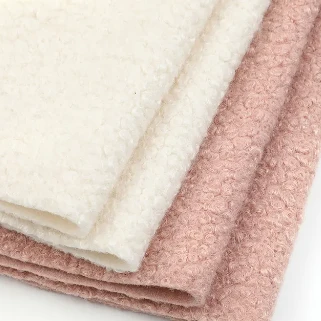 100% polüester Sherpa Teddy fliisi kangas mantli jope jaoks