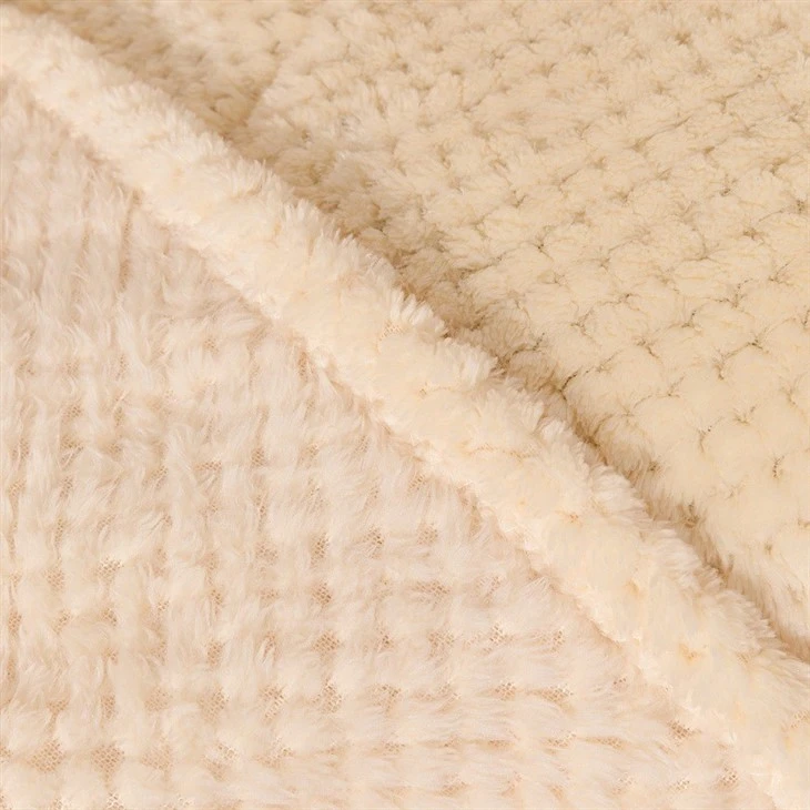 portable coral fleece blanket