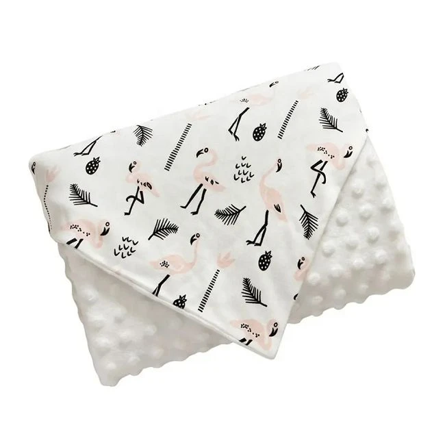 Kahekihiline fliis Minky Dot beebitekk