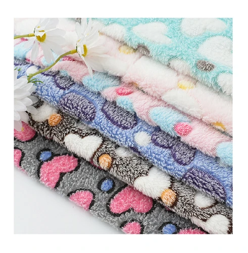 Jacquard trükitud flanellkangas