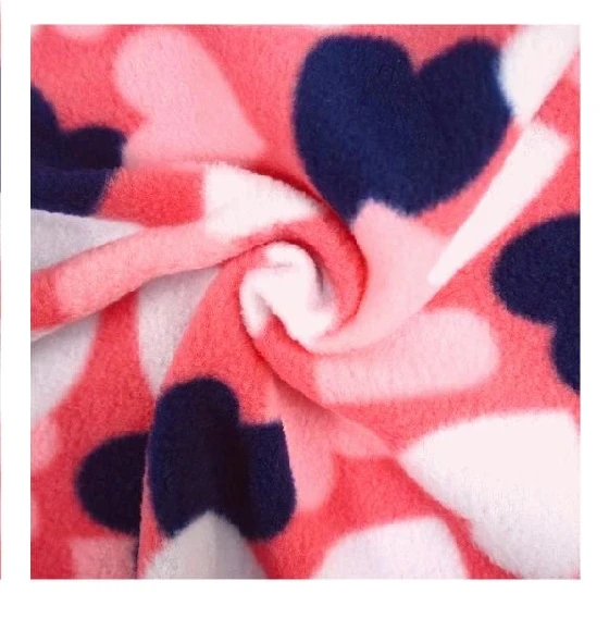 Love Print topeltpoolne polaarfliiskangas