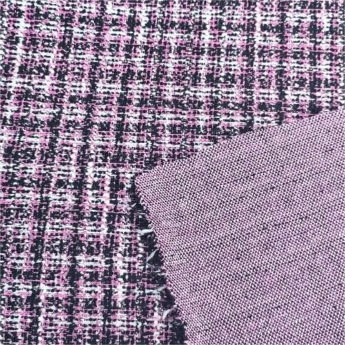 Plaid Knitting Jacquard Fabric