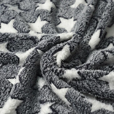 Star Print Flanell kangas