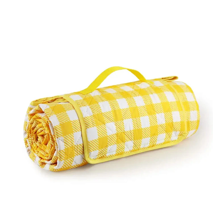 100% polüesterkollaseruuduline piknikutekk